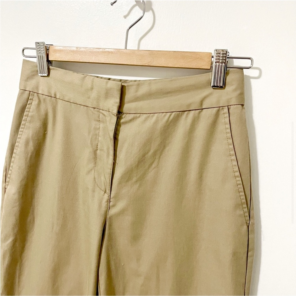 Aritzia Sunday Best Charlie Full Length Wide Leg Trouser Pant Khaki Tan size 00 - Picture 5 of 15